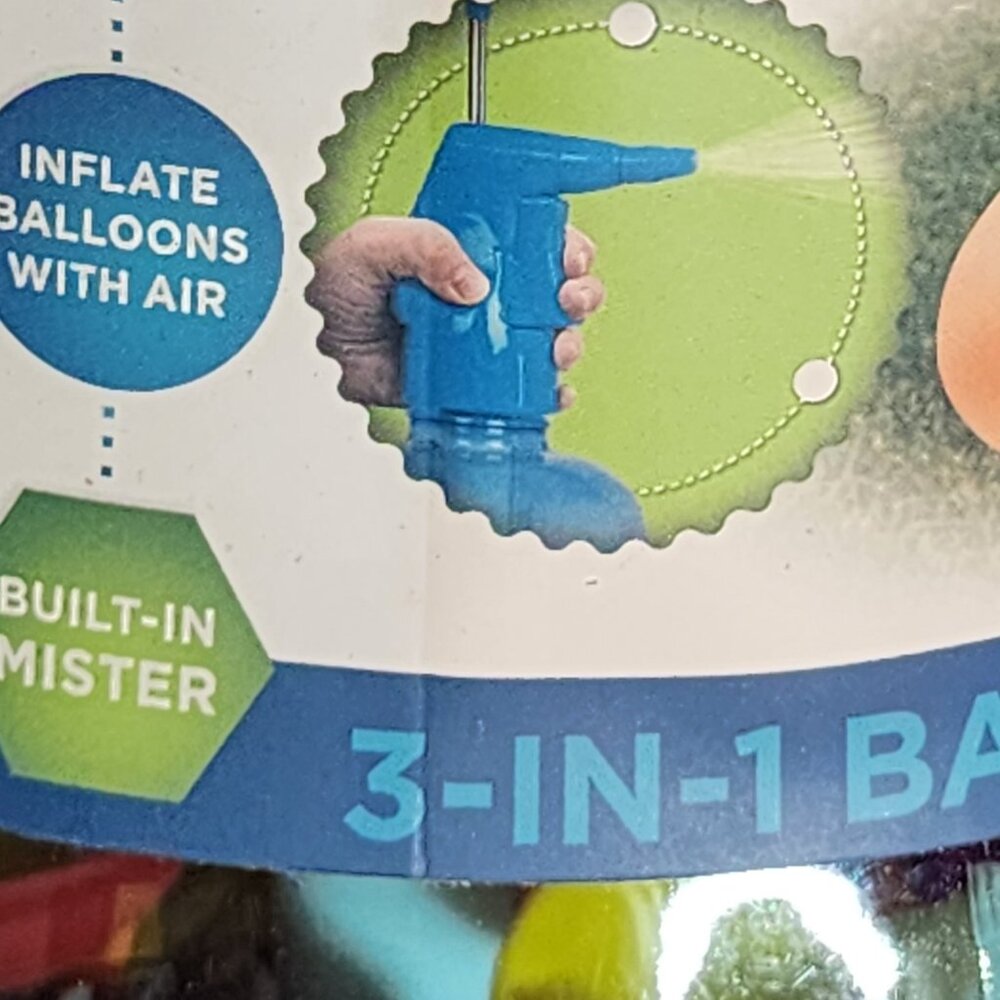 Discovery Teal 3-in-1 Inflate Air Fill Water Mister Balloon Pumper 250 Balloons - Picture 5 of 16